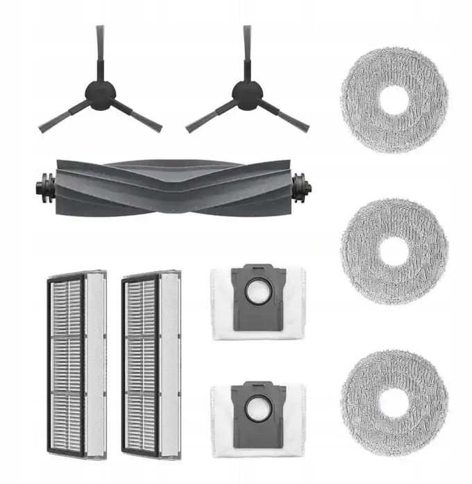 De accessoireset voor de MOVA E30 Ultra Robotstofzuiger: Borstels, Filters, Zakken