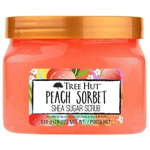 Tree Hut Peach Sorbet Shea Sugar Body Scrub - Lichaamsscrub - Bad & Douche - Exfoliating - 510g