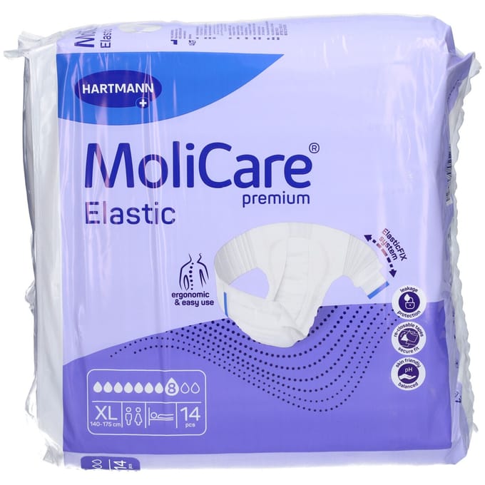 MoliCare® Premium Elastic 8 Drops XL 14 Verband(en)
