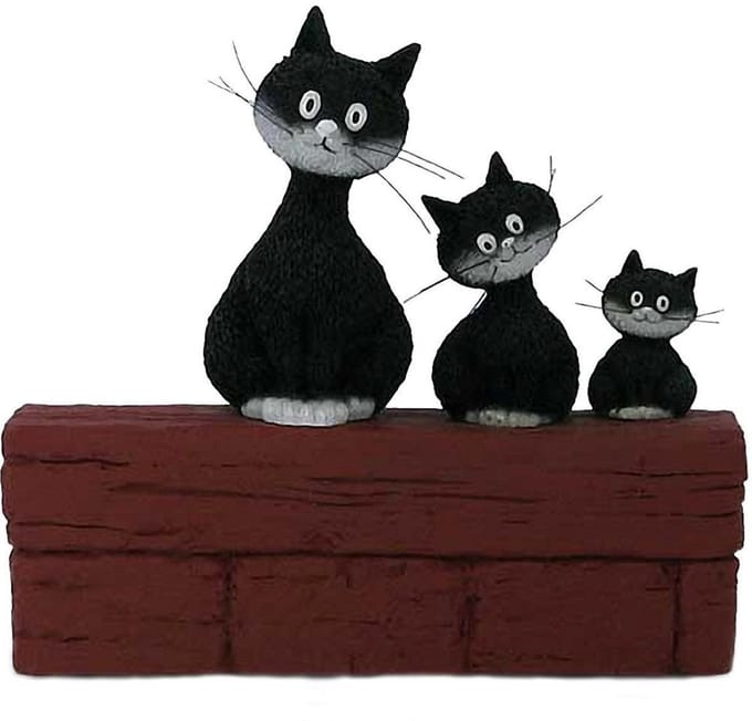 Dubout cat figurines - Le Trio - beeldje DUB56 - hoogte 14 cm