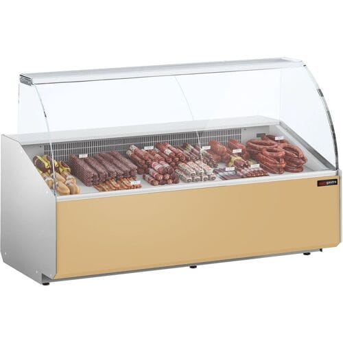 GGM Gastro Kühltheke - 2500mm - Frontblende Beige