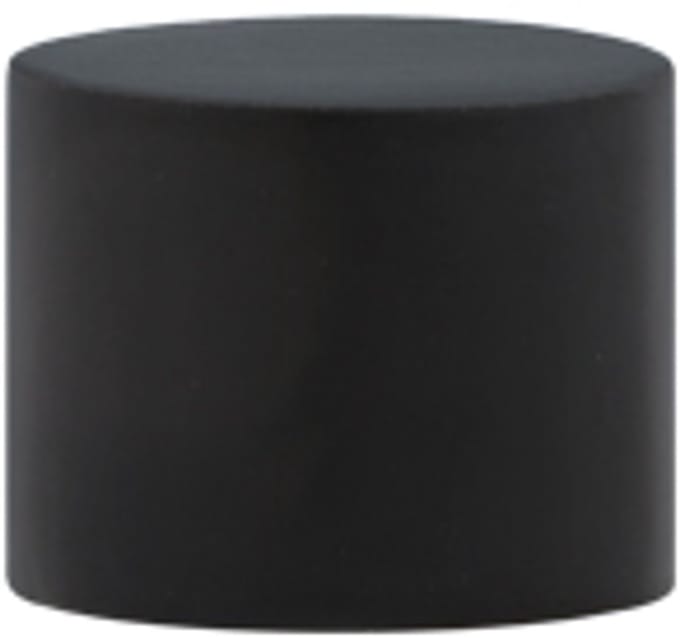 Einddop roede – Ø19mm – 2 stuks – zwart
