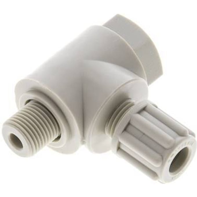 6x4mm & G1/8'' PP L-Vorm Knelfitting Buitendraad Banjo Bout 10bar
