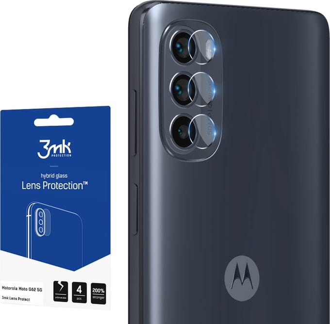 3MK Lens Protect - Neusbeschermer - Motorola Moto G62 - 4 Stuks - Transparant