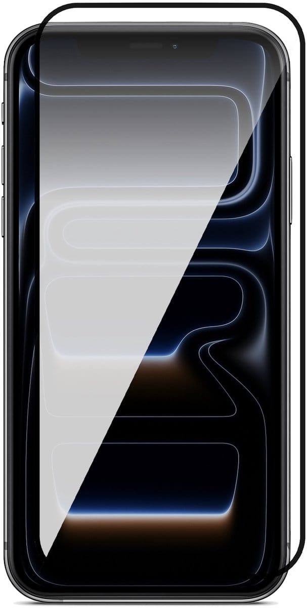 Screenprotector geschikt voor iPhone 17 Pro - Volledig Dekkend Glas Screen Protector
