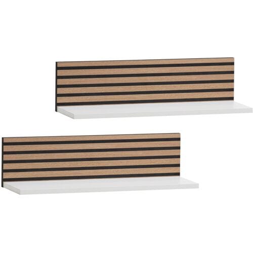 Schildmeyer Set van 2 wandplanken Ryker (mat wit)