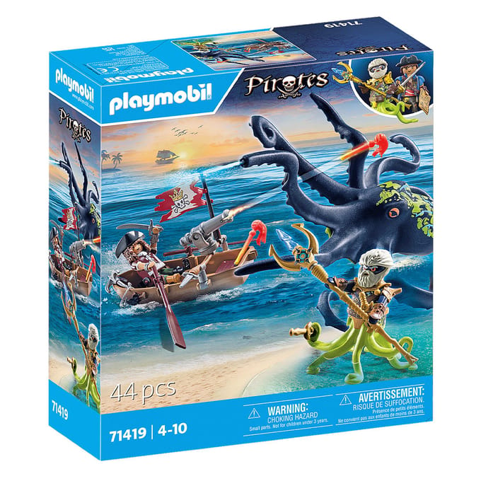PLAYMOBIL Pirates Gevecht tegen de reuzenoctopus - 71419