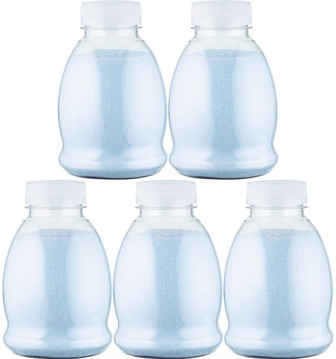 Scrubzout Opium - 375 gram - Fles met transparante dop - Set van 5 stuks - Hydraterende Lichaamsscrub