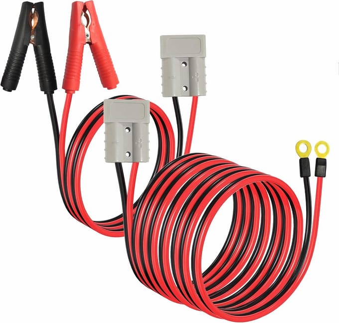 Startkabels Met Quick Connect Plug voor Auto, SUV en Vrachtwagen
