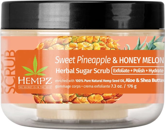 Hempz Sweet Pineapple & Honey Melon Sugar Scrub 176gr