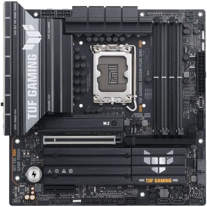 ASUS TUF GAMING B860M-PLUS WIFI Moederbord - Intel B860 - Intel LGA1851 - DDR5 RAM - Micro-ATX