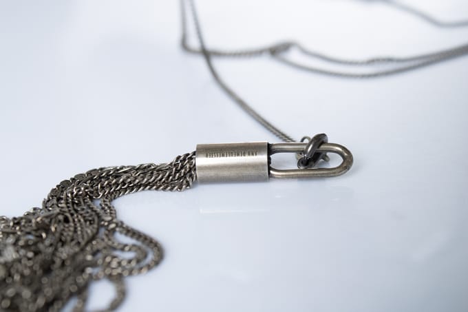 Ann Demeulemeester, 925 dubbele kwastjesketting