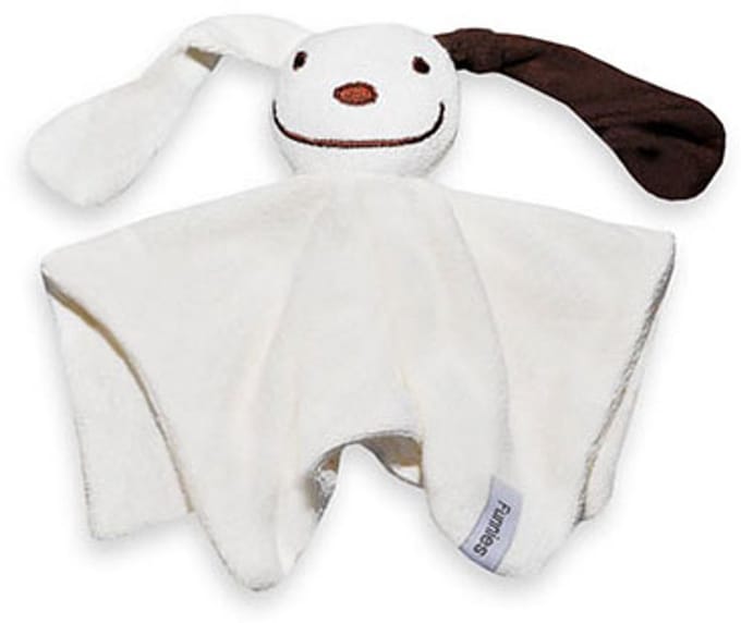 Funnies Tutpoppetje Ecru met Bruin oor