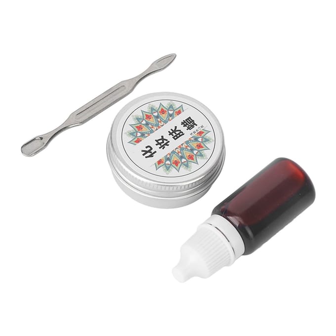 0.53oz Littekenwas 10ml Nepbloed Kunstmatige Wond Modellering Bloed Huidwas met Spatel white
