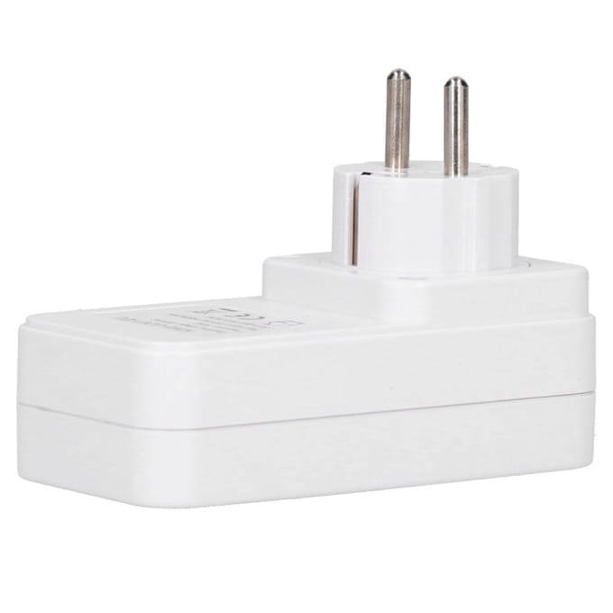 Minuterie numérique intelligente USB avec prise pour chargeur d'ordinateur et de téléphone