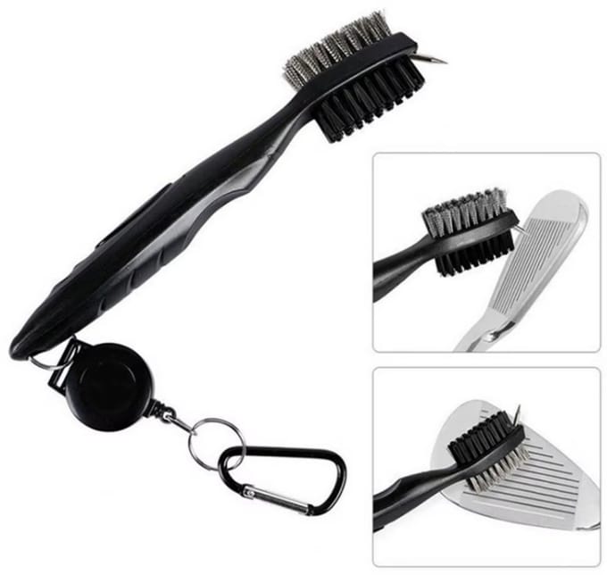 Actie4you® - Golf borstel Golftas - Golf Accessoires – 3 in 1 – Golfborstel - Zwart