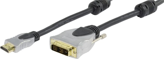 HQ - HDMI naar DVI kabel - 15 m - Zwart