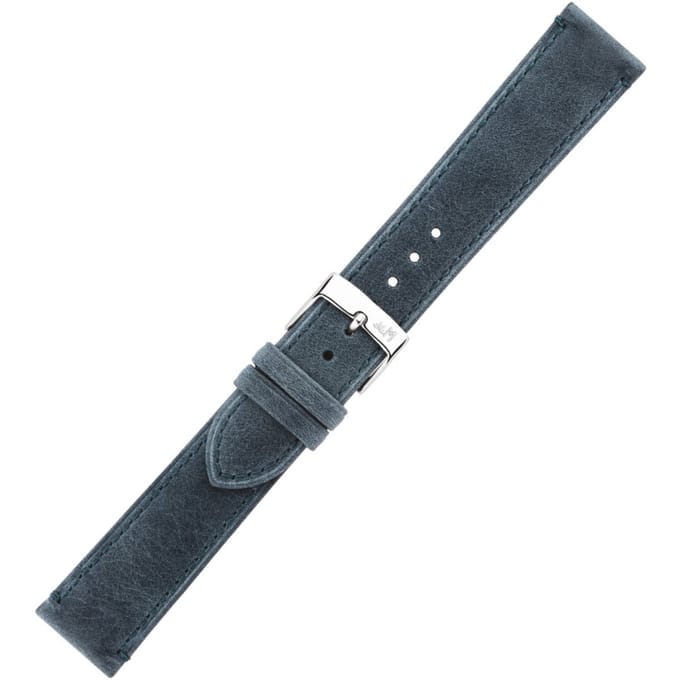 Morellato Horlogeband Leer Blauw 20mm - A01X6022E23064CR20