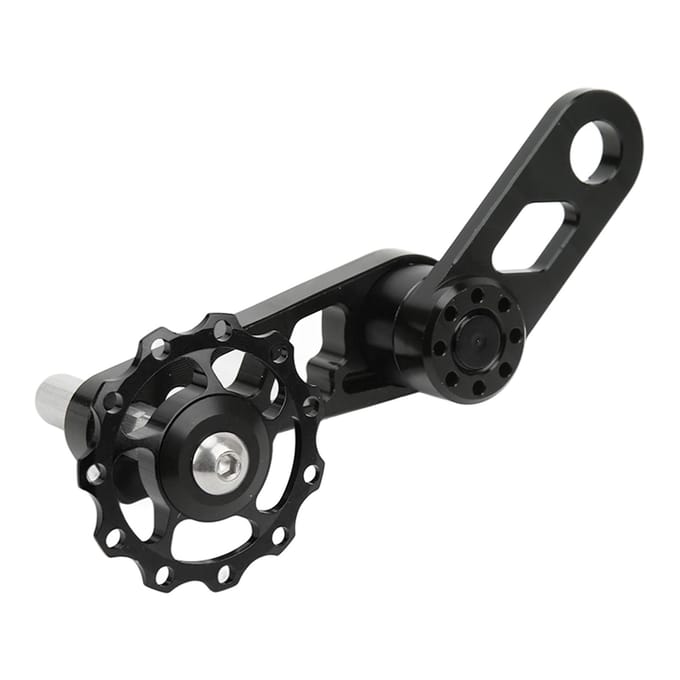 Single Speed Kettingspanner Aluminiumlegering Vouwfiets Kettingstabilisator Fietskettingspanner voor black