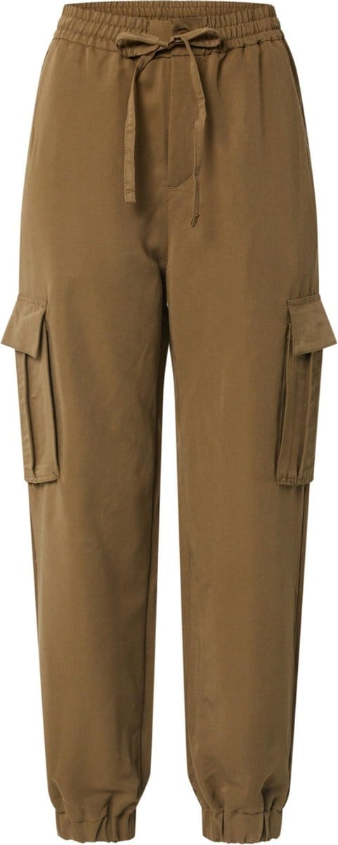 Urban Classics - Viscose Twill Cargobroek - L - Groen