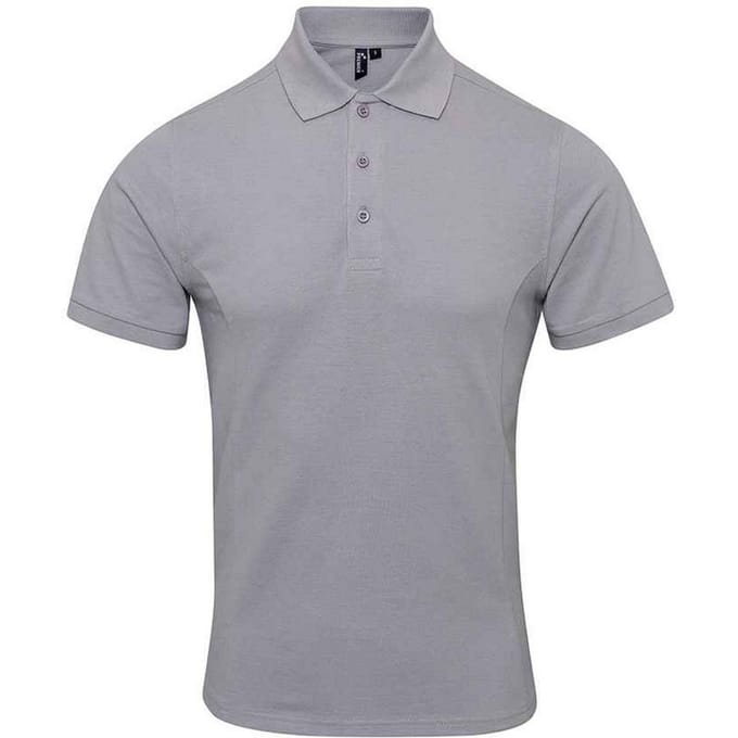 Premier Heren Coolchecker Plus Piqu Polo Shirt (Zilver)