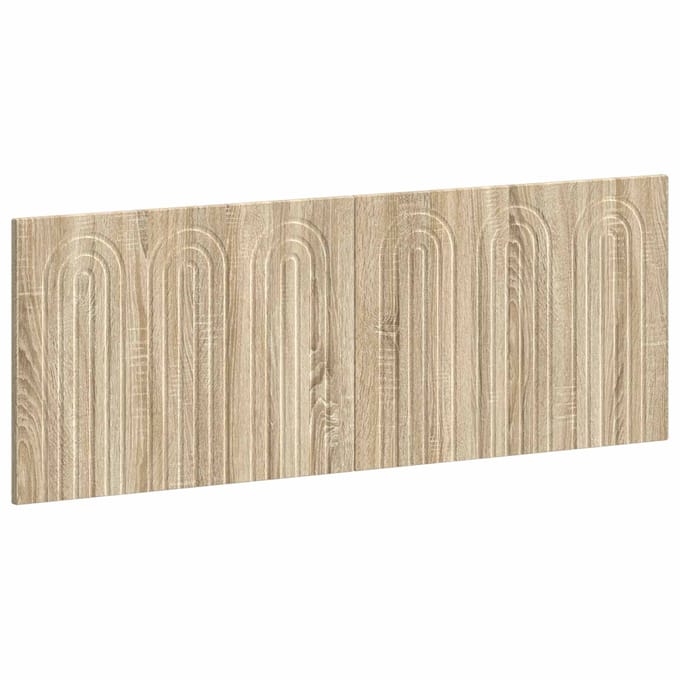 vidaXL - Wandgemonteerd - Hoofdbord - ALKMAAR - Sonoma - Eiken - Bewerkt - hout