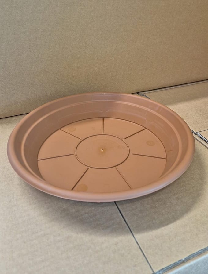 Onderschotel Leader 26cm TERRACOTTA Erba / 2 STUKS ! /
