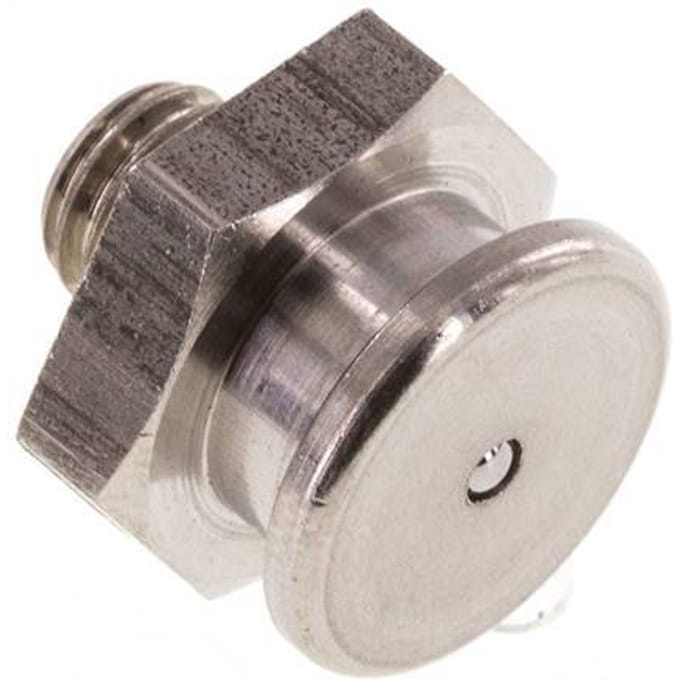 Vlak DIN 3404 Smeernippel 16mm  RVS M8x1.25