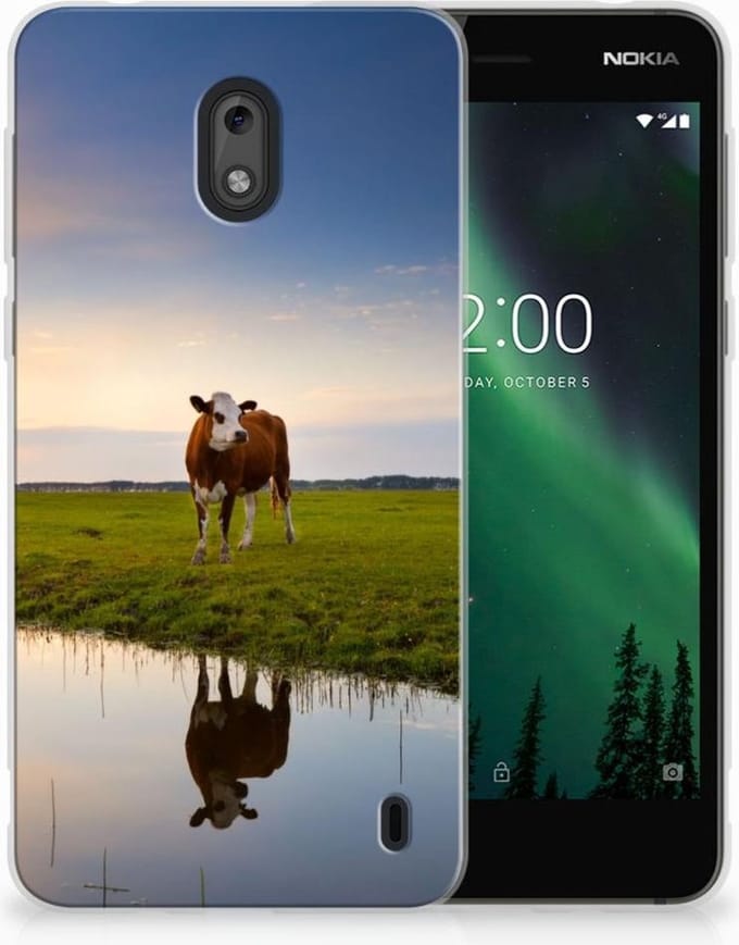 Nokia 2 TPU Hoesje Koe