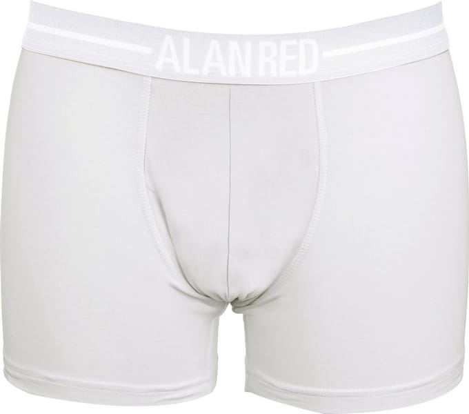 ALAN RED Colin boxers (3-pack) - heren boxers normale lengte - wit