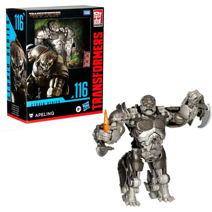 Hasbro Transformers: Rise of the Beasts Generations Studio Series Leader Class Action Figure Apelinq 22 cm Action Figuur