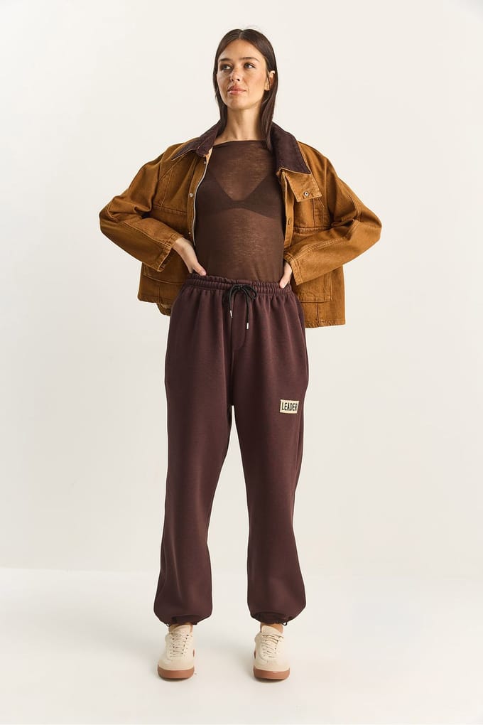 Elastische Taille Jogger Sweatpants