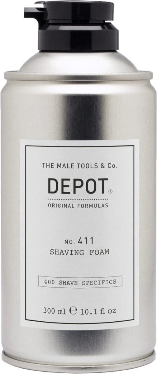 Dépôt, 400 Spécificités Rasage Non. 411, Sorbitol, Apaisant, Mousse à raser, 300 ml