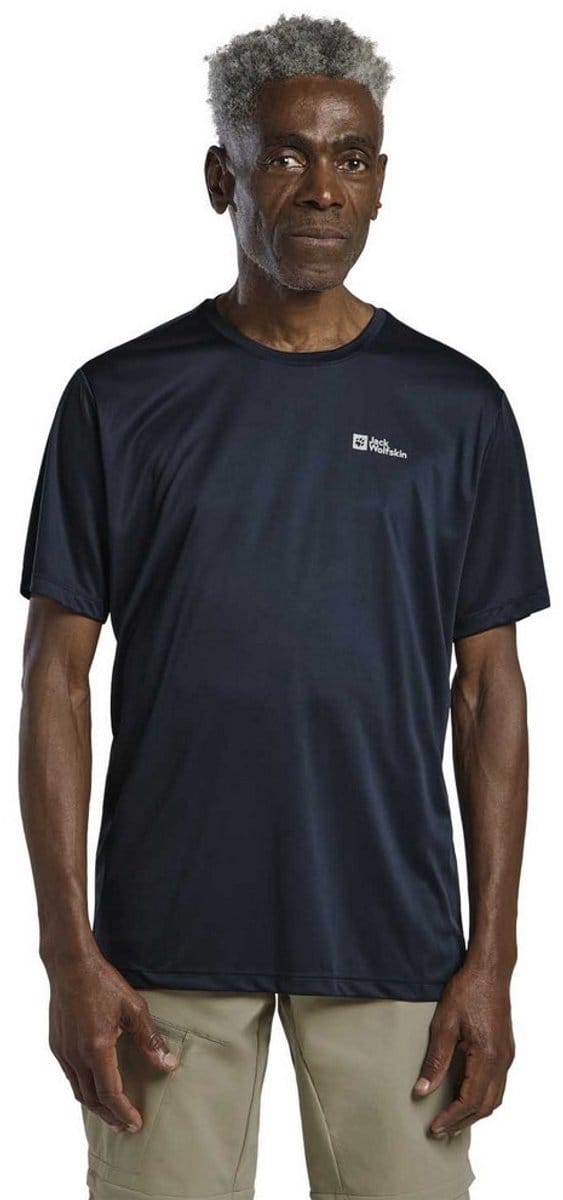 Jack Wolfskin Tech T-shirt Met Korte Mouwen Blauw M Man