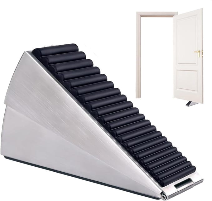 Deurstopper - Deurvastzetter - Deuren Beveiligen - Verstelbare Hoogte - 13.7 cm Lengte - Multicolor