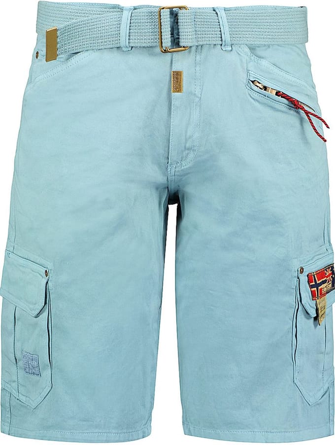 Geographical Norway Heren Korte Broek Palaga Sky Blue - M