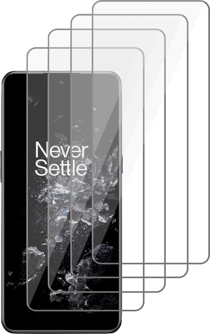 Screenprotector geschikt voor OnePlus 10T - Gehard Glas Beschermglas Tempered Glass Screen Protector - 4 Stuks