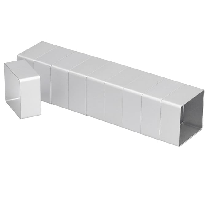 10 Stuks/Set Roestvrij Staal Maancake Vorm Set Koekjes Uitsteker DIY Bakvorm Set Kwadratisch white