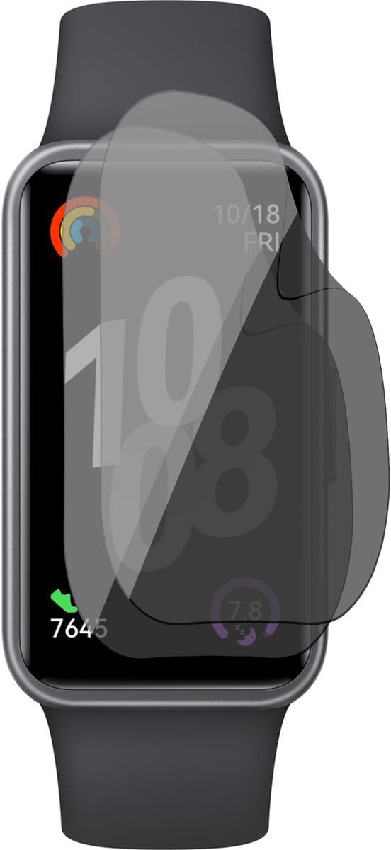 Privacy Screenprotector geschikt voor Huawei Band 10 - 2x FlexGuard Screen Protector