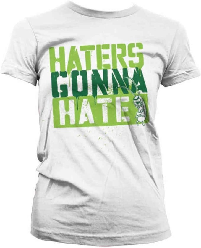 SpongeBob SquarePants Dames Tshirt -S- Haters Gonna Hate Wit