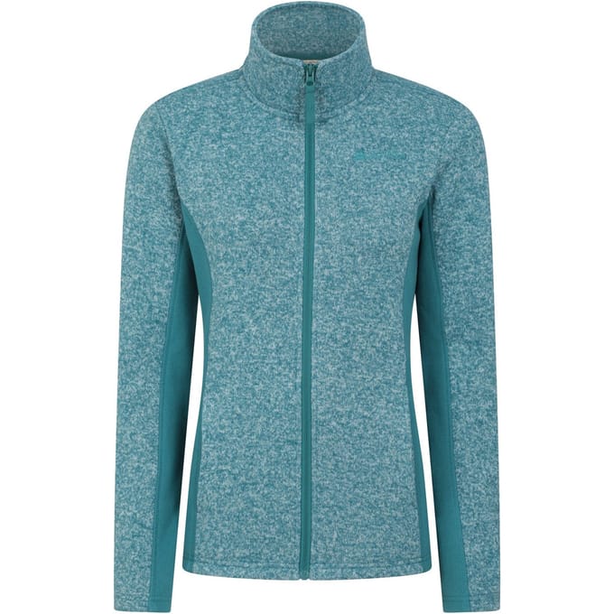 Mountain Warehouse Dames/dames Idris fleecejack met panelen (Teal)