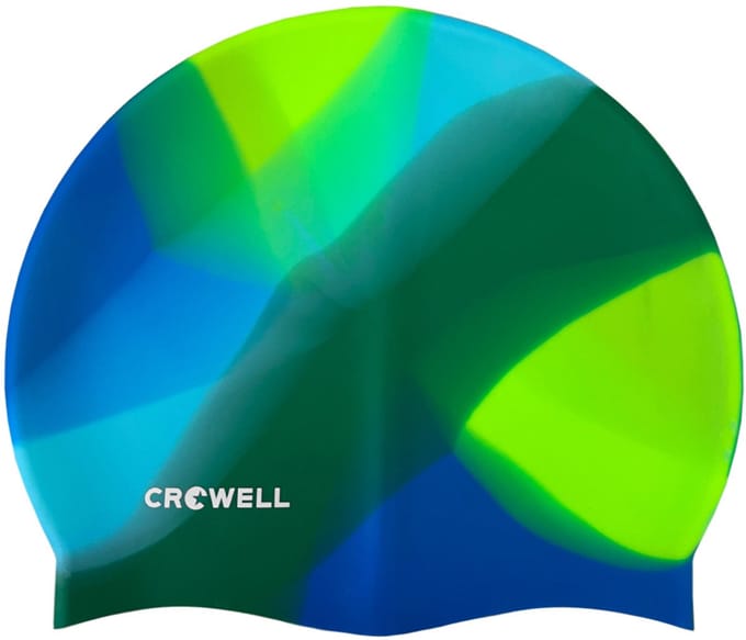 Crowell Badmuts Zwem Siliconen Multi Flame Groen-Blauw kol.20