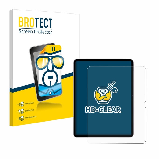 BROTECT - Screenprotector voor Apple iPad Air 13" M2 2024 - Folie Beschermfolie transparant