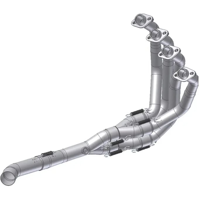 Pièces détachées uitlaatsysteem buis decatalyse Mivv Kawasaki Z900 A2