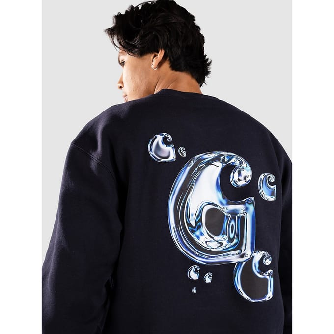 Carhartt WIP Solar Chrome Sweater blauw
