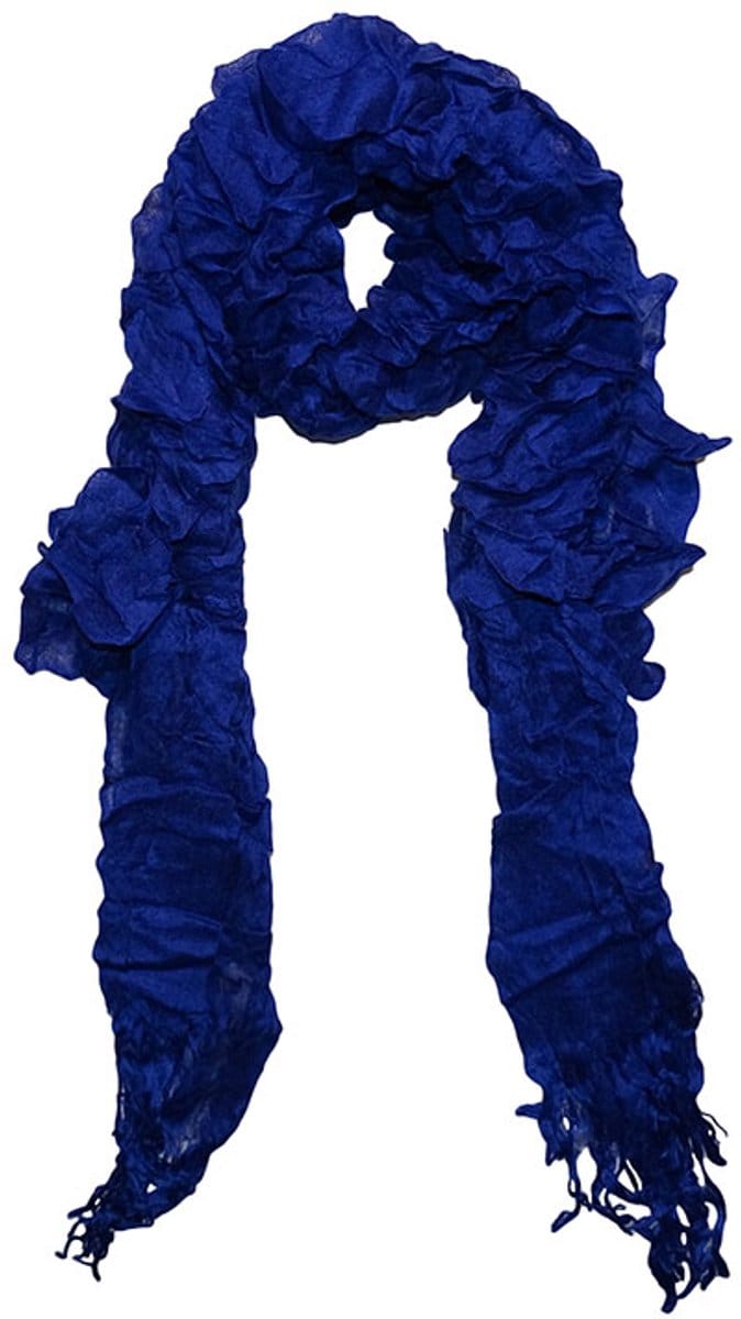 Boodz Sjaal Dancing met Franjes Kobalt Blauw