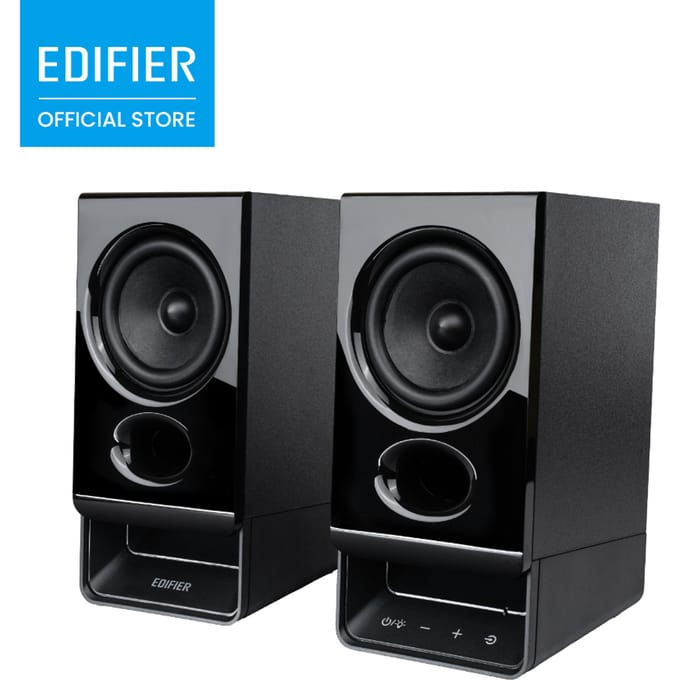 Edifier R20BT Computerluidsprekers 2,75 inch full-range drivers Bluetooth 6.0 Aanraakbediening AUX USB-C-ingangen Omgevingslicht APP