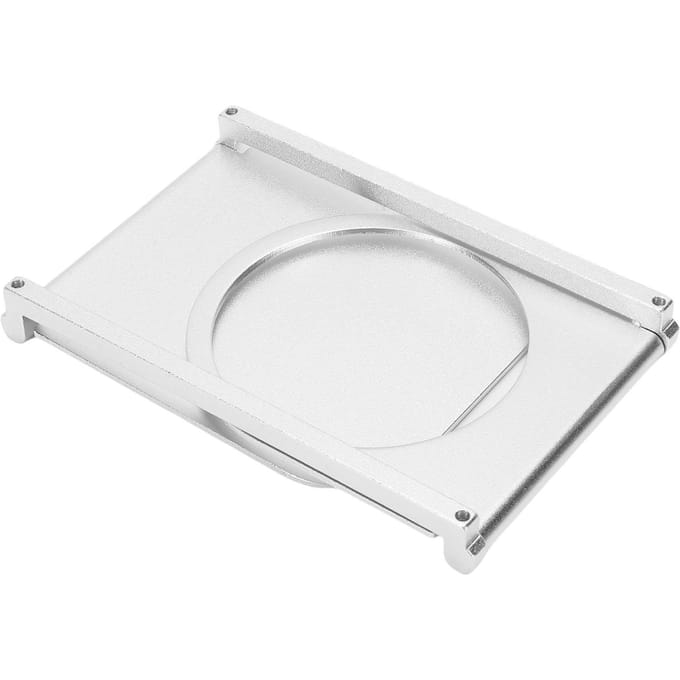 Support de machine à café portable pliable en alliage d'aluminium pour la maison, le camping white