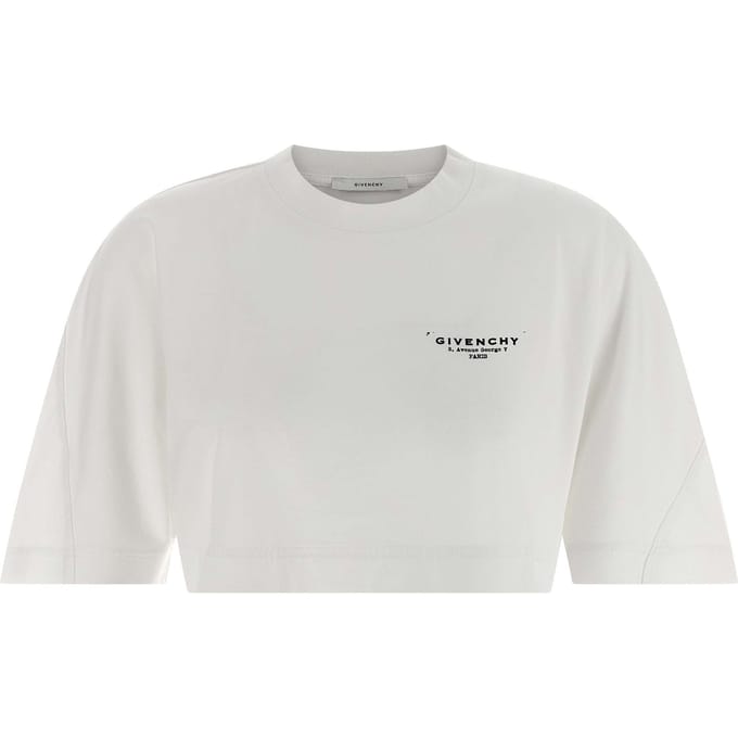 Givenchy Witte Katoenen T-Shirt