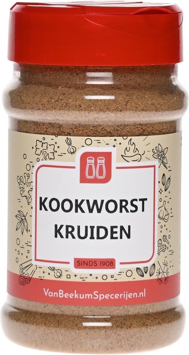 Van Beekum Specerijen - Kookworst Kruiden - Strooibus 150 Gram